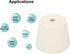 MECCANIXITY Rubber Tapered Plug 28mm to 37mm with 8mm Hole Test Tubes Bungs Stopper White for Lab Home 3 Pieces...
