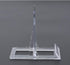6pcs Plastic Adjustable Clear Display Stand Easel Picture Plate Display Stand Easel for Wall Mount, Display, Flat Plates, Photos, Place Cards Wedd...