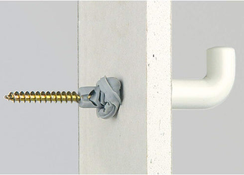 fischer Universal Plug UX 6x35 R (with Rim)100pcs Use in All Solid Hollow and Board Building Materials Holds in Concrete Masonry Gypsum Plasterboa...