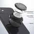 Sinjimoru Detachable Metal Phone Ring Holder Finger Kickstand, 360 Degree Rotation Available Phone Holder for Hand & Phone Grip Stand for iPhone &...