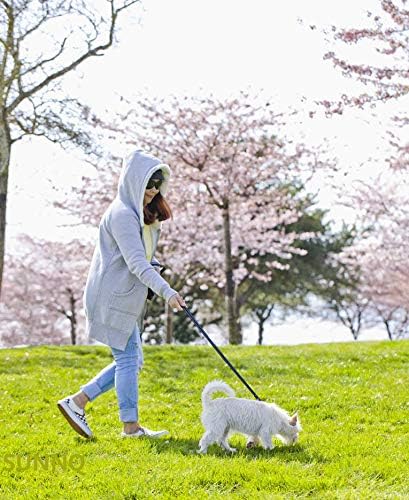 6FT Reflective Dog Leash for Large&Medium and Small Dogs,Nylon Leashes for Walking and Training,6 Foot Leash with D Ring, 6 FT (1 inch X 6FT, Blac...
