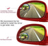 Blind Spot Mirror, 2" Round HD Glass Frameless Convex Rear View Mirrors Exterior Accessories with Wide Angle Adjustable Stick for Car SUV and Truc...