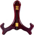Onwon 2 Pieces Wooden Easel Mahogany Finish Display Stand Plate Holder Picture Frame Folding Display Stand (7 Inches)...