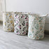 UUJOLY Collapsible Laundry Basket, Laundry Hamper with Handles Waterproof Round Cotton Linen Laundry Hamper Printing Household Organizer Basket, 1...