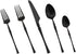 Gugrida Unique & Beautiful Flatware Set - 5 Piece Iridescent Silverware Sets | 18/10 Stainless Steel Reusable Cutlery Set | Black Utensils Service...
