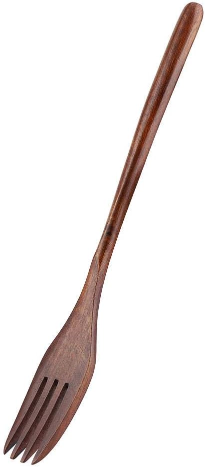 3Pcs Wooden Spoon Fork Knife Cutlery Set, Japanese Reusable Wooden Bamboo Cutlery Set...