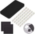 Watercolor Tin Palette Paint Case with 40Pcs White Plastic Empty Half Pans Carrying Magnetic Stripe, Artist Paints Pan Kits for DIY Watercolor Oil...