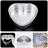 PATKAW Heart Cake Mold Aluminum Alloy Cake Pan Non Stick Baking Molds Cheesecake Making Pan Diy Cake Oven Pans for Wedding Birthday Party Bakeware...