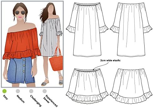Style Arc Sewing Pattern - Ellie-Mae Tunic Top (Sizes 04-16)...
