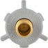 (Pack of 2) EFIELD 1/2 Inch Pex X 7/8 Inch Toilet Ballcock Swivel Straight Adapter, Brass Plumbing Fittings (2)...