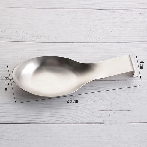 1PC Stainless Steel Spoon Rest Spoon Holder Kitchen Utensil Holder Spatula Ladle Holder Dishwasher Countertop Heavy Duty Kitchen Accessories...