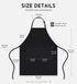 Syntus 2 Pack Adjustable Bib Apron Thicker Version Waterdrop Resistant with 2 Pockets Cooking Kitchen Aprons for Women Men Chef, Black...