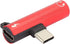 2Pcs USB TypeC to 3.5mm Female Headphone and Charger Adapter, 2 in 1 USB C to Audio Jack Fast Charging Cable for TypeC Mobile Phone (Red)......