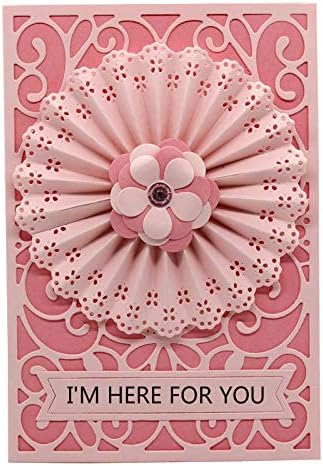 KSCRAFT Elegant Rosette Metal Cutting Dies Stencils for DIY Scrapbooking/Photo Album Decorative Embossing DIY Paper Cards...