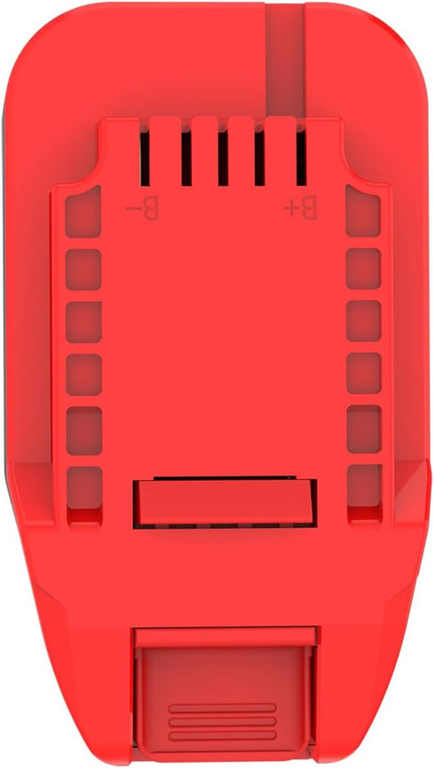 Adapter Upgrade for Bauer 20V Cordless Tools - Compatible with Milwaukee M18 Red Li-Ion Batteries for Power Supply, No Charging Function - (New Ve...