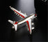Airplane Brooch Pins Enamel Red Plane Brooches for Women Men Costumes Aircraft Brooch...