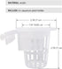 6Pcs Acrylic Aquarium Plant Holder Top of Tank Aquatic Plant Cups Aquarium Plant Pot Fish Tank Plant Basket Aquarium Planter Cups for Aquarium Dec...
