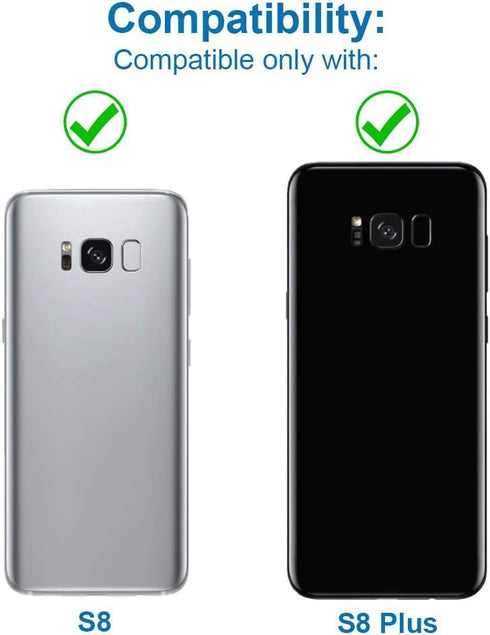 MMOBIEL Lens of Back Camera Replacement Compatible with Samsung Galaxy S8 G950/S8 Plus G955 with Tweezers and Cloth....