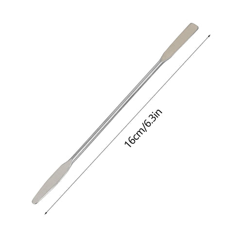 4 PCS Stainless Steel Lab Spatula, Mini Double Ended Micro Spoon, Laboratory Micro Spatula, Round & Tapered Arrow End, 6" Length...