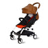 MINILUJIA Baby Stroller Armrest Bumper Handlebar Sleeve Cover Universal Handle Cover DustProof Protect PU Leather Case with Removable Zipper Brown...