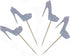 Morndew 24 PCS Silver Glitter Heels Cupcake Toppers for Gender Reveal Party Baby Shower Birthday Party Decorations...