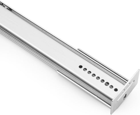 LONTAN 1 Pcs Bottom Mount Centered Drawer Slides for Cabinet & Dresser Drawers 12 Inch Heavy Duty Center Mount Drawer Slides 8" Extension Glide Tr...