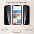 PERFECTSIGHT HD Clear Privacy Screen Protector Compatible with Apple iPhone 12/ iPhone 12 Pro 2020, Anti-Spy Blue Light Filter Tempered Glass (6.1...