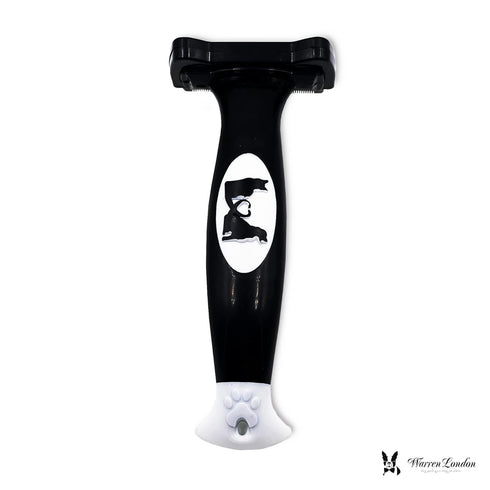 Deshedding Dog Brush by Warren London | Stainless Steel Deshedding Tool | Short Hair - Medium...