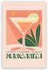 Margarita Boho cocktail poster MIX & MATCH Bar Cart Decor With cocktail recipes bar pictures wall Art decor Canvas Print Kitchen Club Apartment Ho...