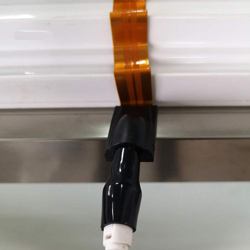 VANTRONIK Flat Coaxial Cable for Windows Ghost Wire Ultra-Thin Soft Window Cable for TV 11.8 inches Long with F Connector...