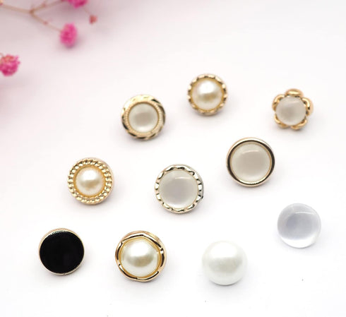 10 Stylish Resin Button Suits Sewing Button for Crafting, Sewing Replacement, Knitting Sweaters Handmade Crafts It's stored in a Plastic Box(11mm?...