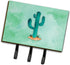 Caroline's Treasures BB7369TH68 Western Cactus Watercolor Leash or Key Holder, Wall Hooks, Key Hooks Holder, Coat Rack Wall Mount, Coat Hooks, Hoo...