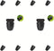 10PCS 5/16Inch Drip Irrigation Fittings 5/16"ID Tubing-10 Pack 5/16" Drip Irrigation End Plugs (BLACK)...