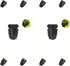 10PCS 5/16Inch Drip Irrigation Fittings 5/16"ID Tubing-10 Pack 5/16" Drip Irrigation End Plugs (BLACK)...