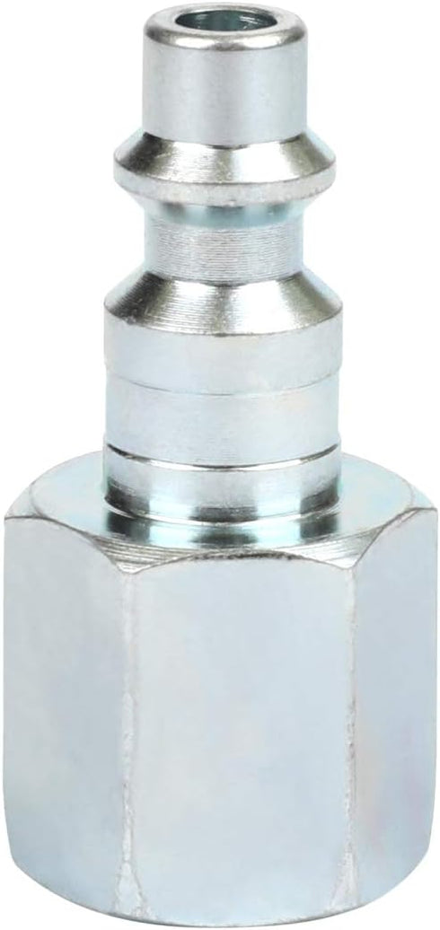 WYNNsky Industrial Air Plug Set, 1/4 Inch Body Size, 3/8 Inch NPT Female Threads, 2 Pieces Steel Air Fittings...