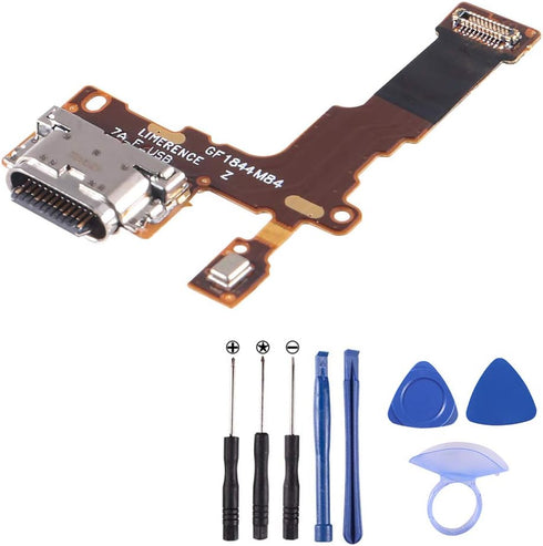 Replacement USB Charger Port Charging USB Flex Cable with Microphone for LG Stylo 4 Q710AL Q710TS Q710MS Q710CS Q710US (for LG Q710)...