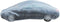 ESUPPORT Elastic Band Clear Plastic Disposable Universal Car Covers Rain Dust Garage Cover Waterproof Temporary 12ft X 22ft...