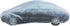 ESUPPORT Elastic Band Clear Plastic Disposable Universal Car Covers Rain Dust Garage Cover Waterproof Temporary 12ft X 22ft...