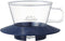 Carita WDG-155#05065 Wave Series Glass Coffee Dripper for 1-2 People, Smoky Blue...