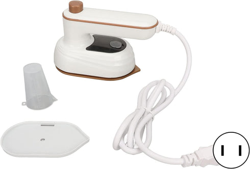 Mini Steam Iron, Hanging Ironing Folding Handle Thermostat White 110-220V Small Mini Ironing Machine for Towel for Home(#3)...