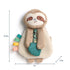 Itzy Ritzy - Itzy Lovey Including Teether - Baby Lovey with Teether, Textured Ribbons & Dangle Arms - Features Crinkle Sound, Sherpa Fabric and Mi...