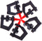 100Pcs G Type 360° Micro Rotary Tripod Nozzle Sprinklers Head Refractive Misting Irrigation Plant Rotating Refraction Sprinkler Atomizing Nozzle L...
