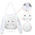 XinblueCo Plush Easter Bunny Basket Easter Buckets with Long Plush Ear Personalized Egg Hunting Easter Bags,BunnyEaster Tote Bags for Easter Decor...
