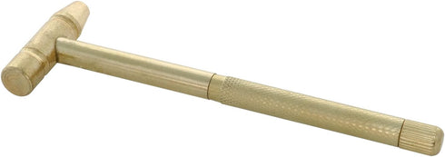 Micro Golden Copper Hammer 6 in 1 Micro Mini Multifunction Copper Craft Hammer and Screwdriver Hand Tool for Watchmaker Jewelers and Walnut eaters...