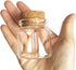 3pcs 50ml Small Glass Bottles Vials Jars Glass with Cork Stopper Storage Bottle 50ml 47x50mm(1.85x1.96inch)...