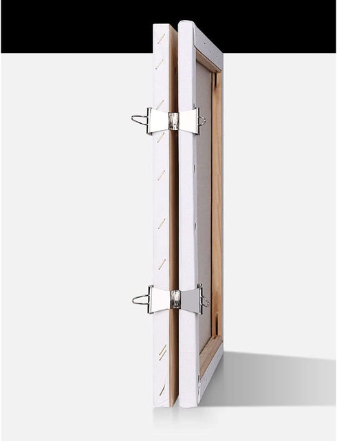 4pcs Stainless Steel Wet Canvas Clips Hold 2 Canvas Face to Face for Oil Painting Frame Art Supplies...