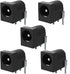 Breadboard-Friendly 2.1mm PCB Mounting Female DC Power Barrel Jack (5 PCS DC Power Jack)...