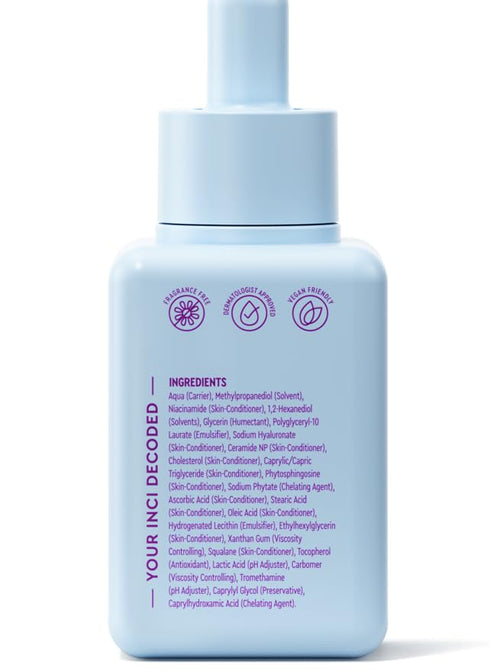 BYOMA Brightening Serum - Barrier Repair Serum - Brightening & Hydrating Face Serum with Hyaluronic Acid, Niacinamide & Ceramides - Hyaluronic Aci...