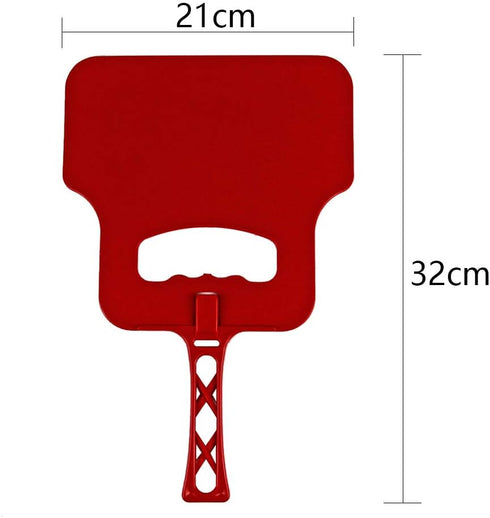 BBQ Hand Fan - Heat Resistant Plastic Barbecue Hand Fan BBQ Flame Blower, Random Color...