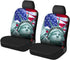 Car Front Seat Covers, 2 Pack Polyester Automotive Seat Protectors, Premium Car Seat Cushions for Women and Men, Soft & Breathable, Vehicle Interi...